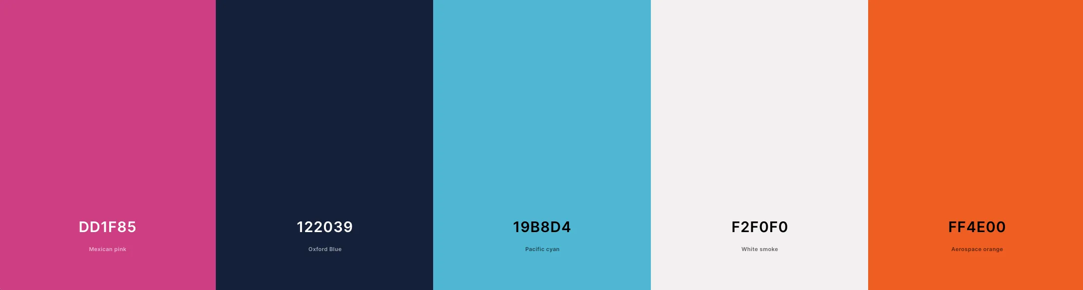 Kurve Kiosks - Colour Scheme