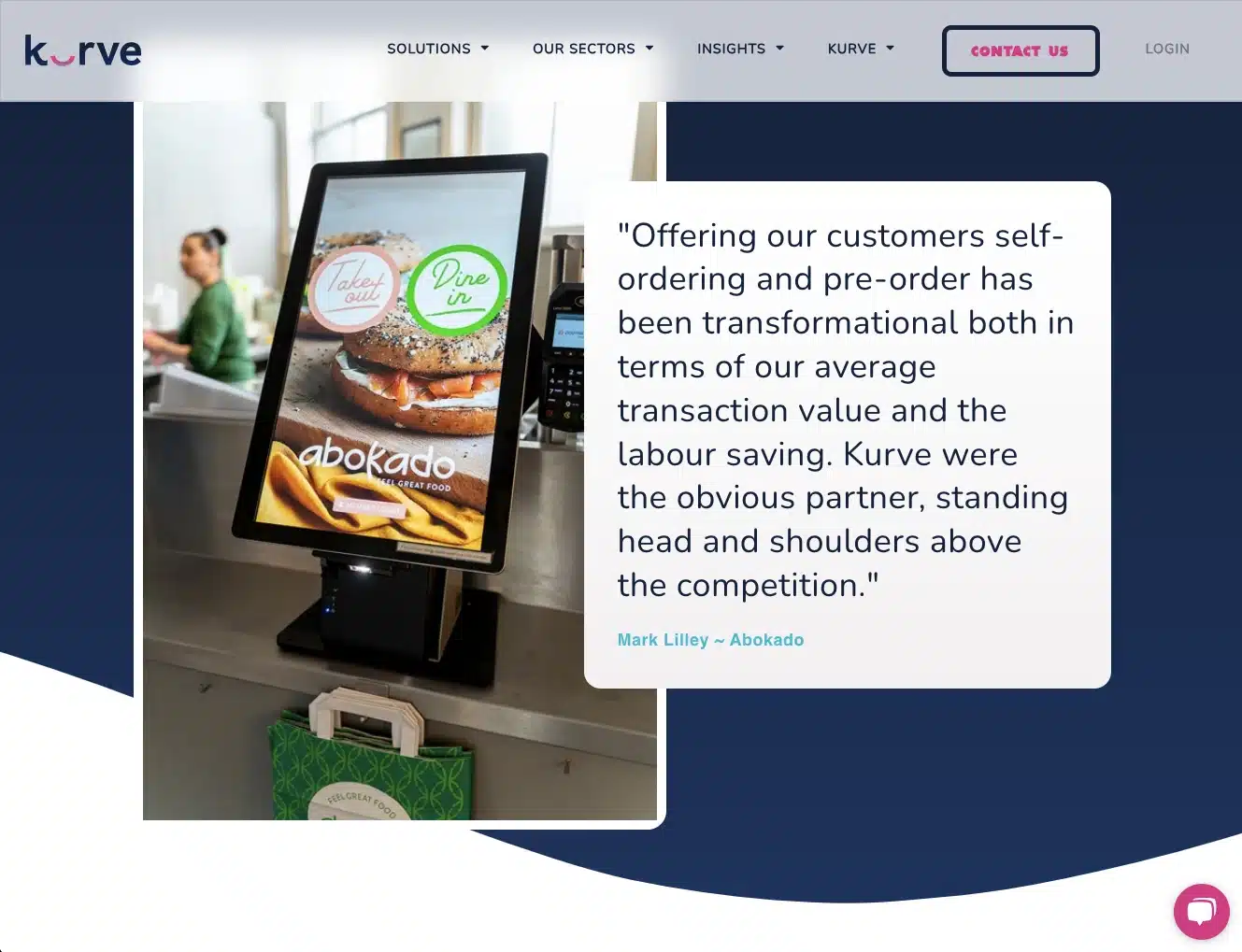 Kurve Kioss - Website - Testimonial