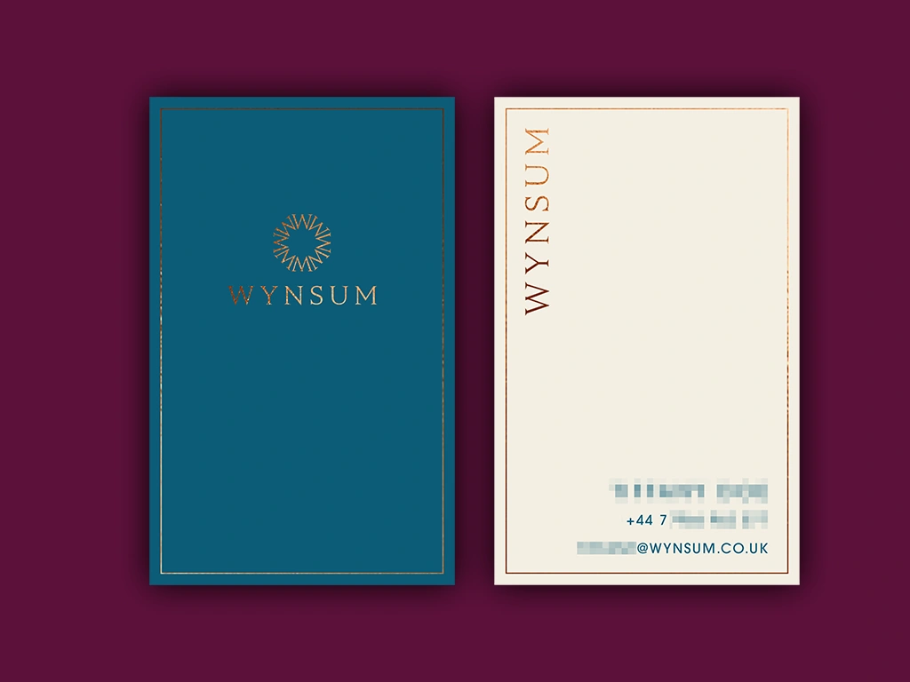 Wynsum - Business Cards Mockup