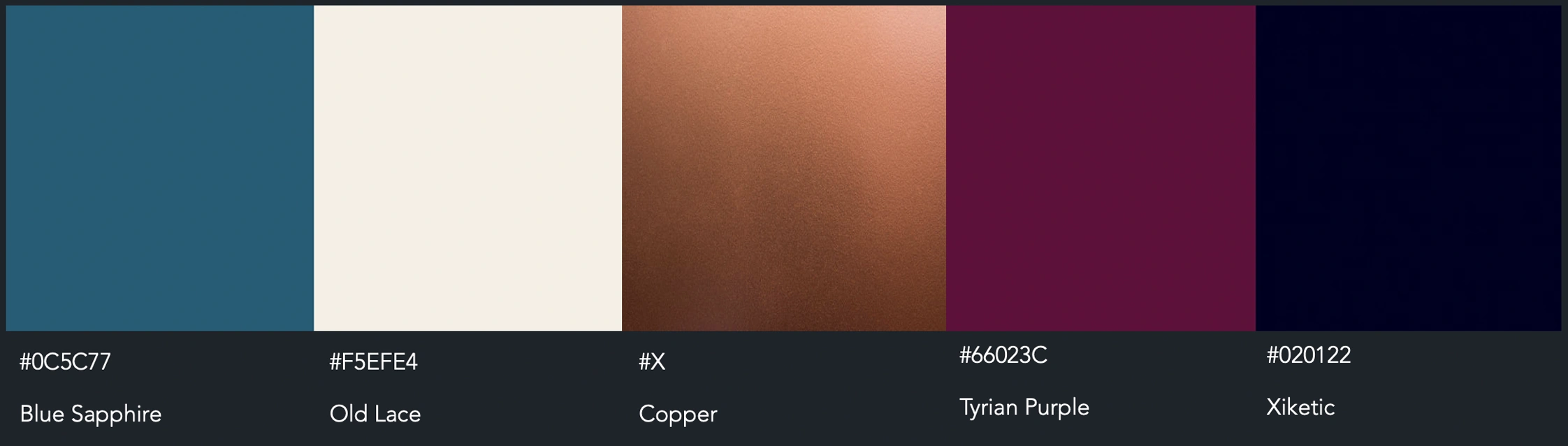 Wysum Colour Scheme