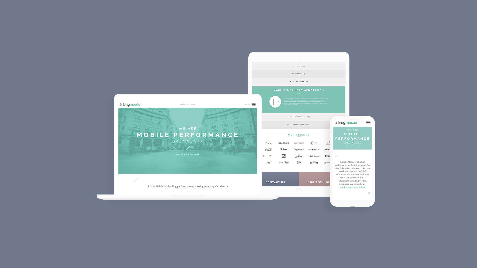 Linking Mobile Responsive layouts