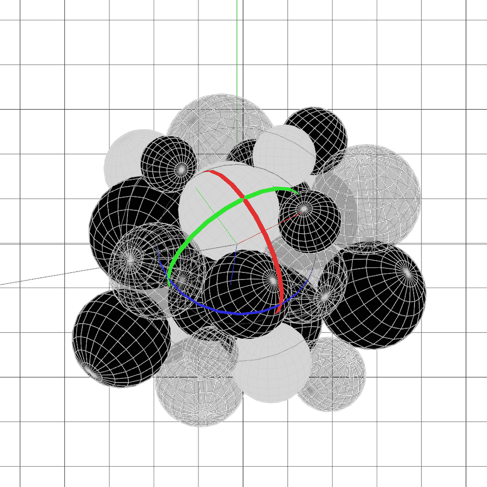 Balls - wireframe