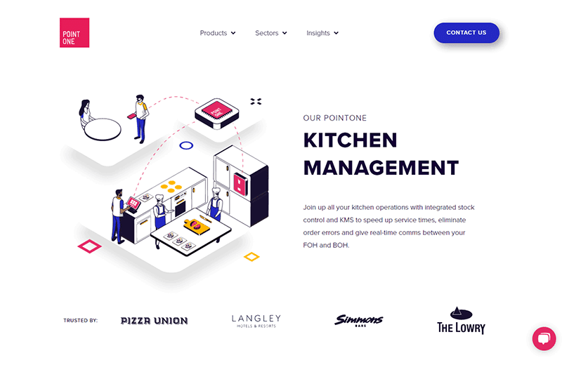 pointOne - Kitchen Management Page